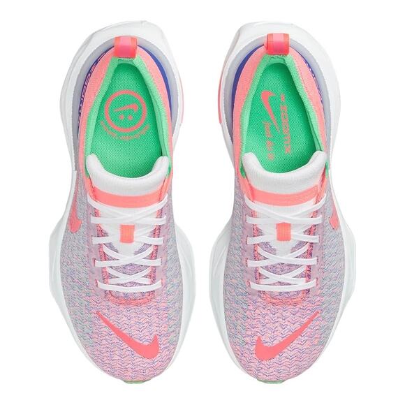 Nike ZoomX Invincible Run Flyknit 3 Women’s 8.5 White Pink Racer Blue Orange - Picture 4 of 13